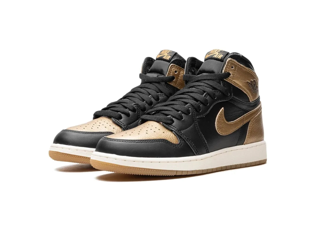 Jordan 1 Retro High OG Black Metallic Gold (GS)