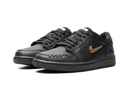 Jordan 1 Low Method of Make Black Metallic Gold (Women's)