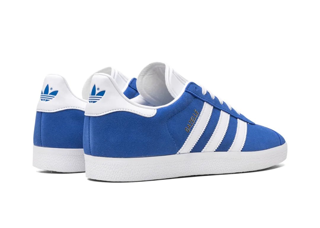 Adidas Gazelle Blue Cloud White Gold Metallic - PLUGSNEAKRS