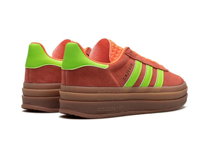 Adidas Gazelle Bold Solar Orange Solar Green - PLUGSNEAKRS