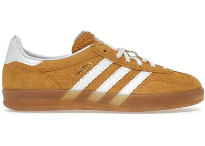 Adidas Gazelle Indoor Orange Peel White - PLUGSNEAKRS