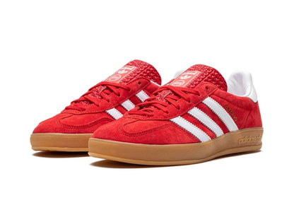 Adidas Gazelle Scarlet Cloud White - PLUGSNEAKRS