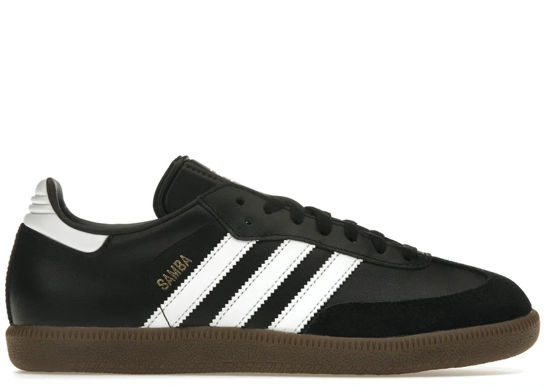 Adidas Samba Leather Black White - PLUGSNEAKRS