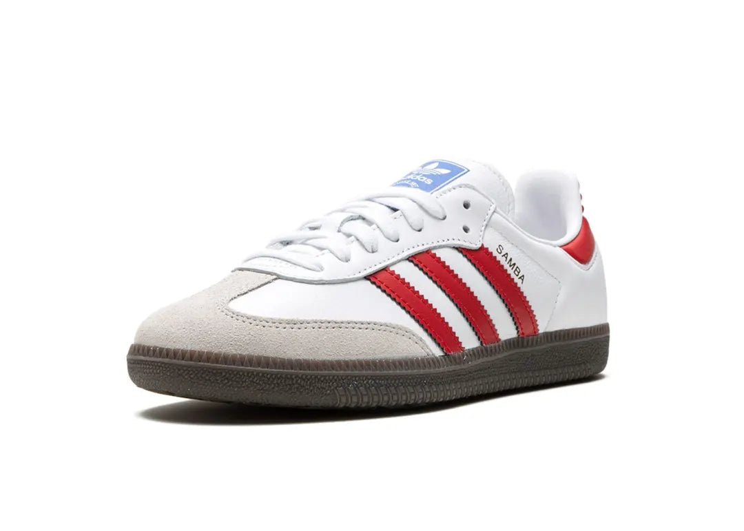 Adidas Samba OG White Better Scarlet - PLUGSNEAKRS