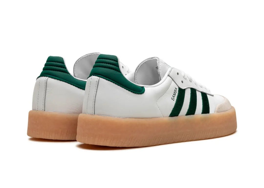 Adidas Sambae White Collegiate Green Gum - PLUGSNEAKRS