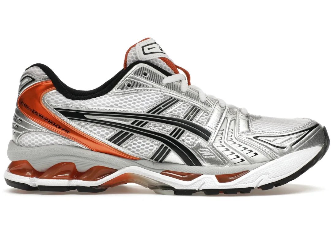 ASICS Gel-Kayano 14 White Piquant Orange - PLUGSNEAKRS