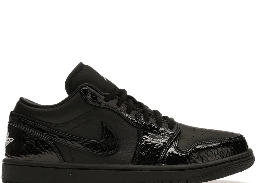 Jordan 1 Low SE Patent Elephant Black (Women's)