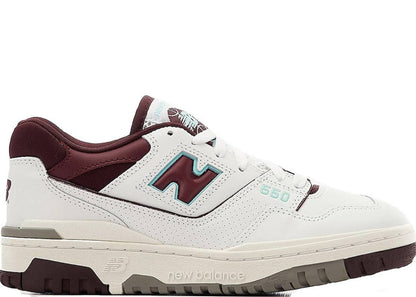 New Balance 550 Burgundy Cyan - PLUGSNEAKRS