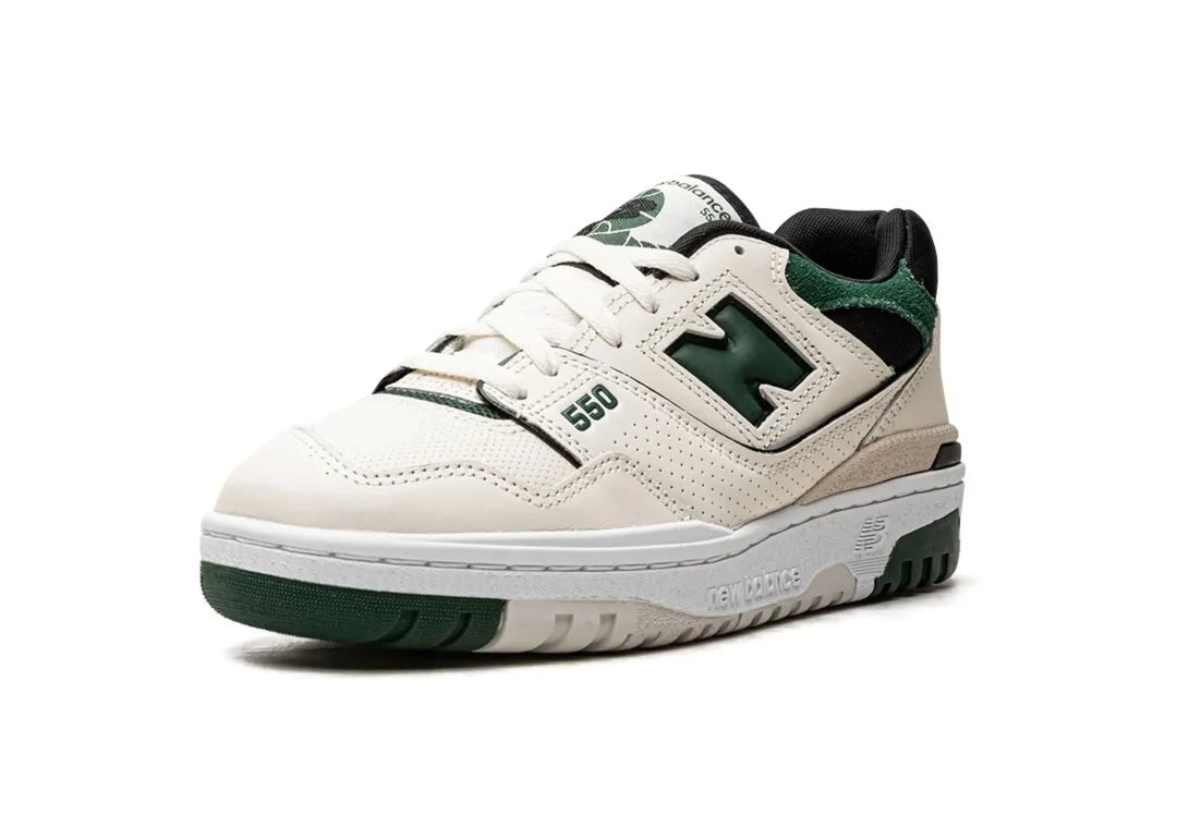 New Balance 550 Sea Salt Pine Green - PLUGSNEAKRS