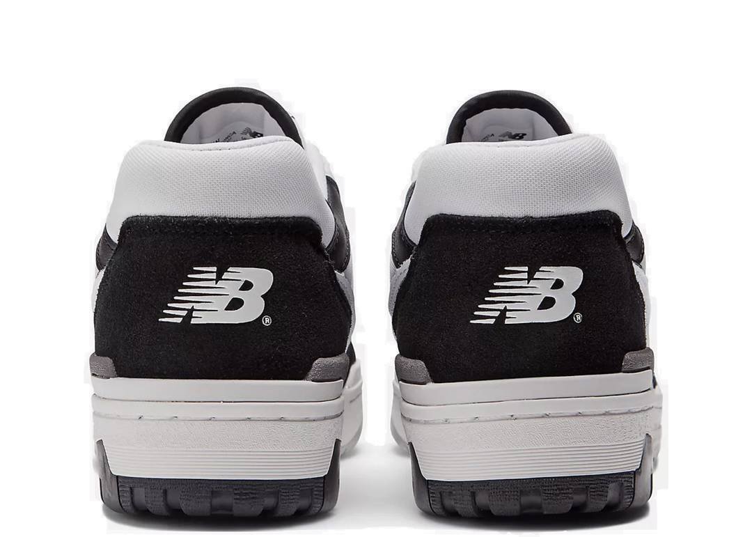 New Balance 550 White Black Rain Cloud - PLUGSNEAKRS