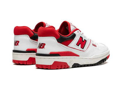 New Balance 550 White Red - PLUGSNEAKRS