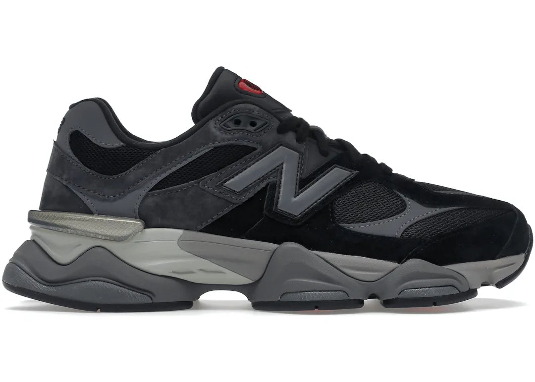 New Balance 9060 Black Castlerock Grey - PLUGSNEAKRS