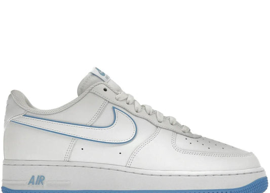 Nike Air Force 1 '07 Low White University Blue Sole - PLUGSNEAKRS