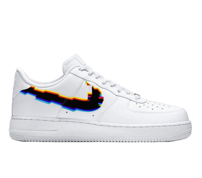 Nike Air Force 1 Custom Glitch - PLUGSNEAKRS