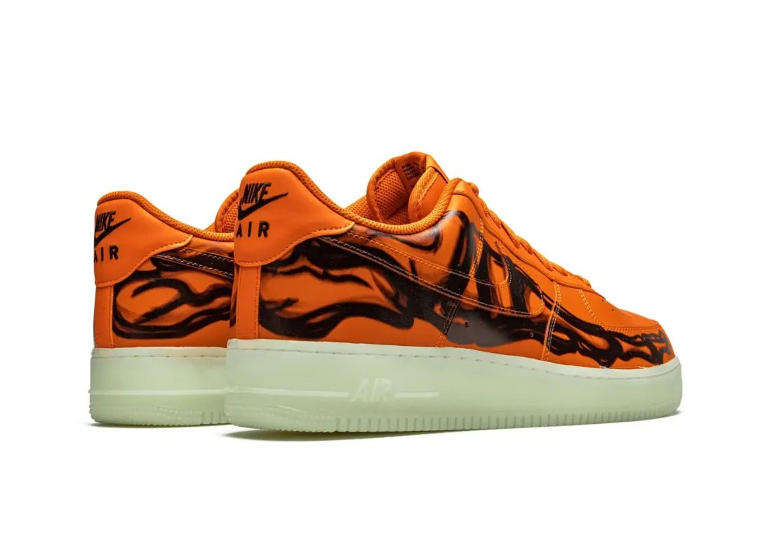 Nike Air Force 1 Low Orange Skeleton Halloween - PLUGSNEAKRS