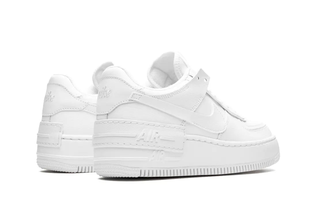 Nike Air Force 1 Low Shadow Triple White - PLUGSNEAKRS