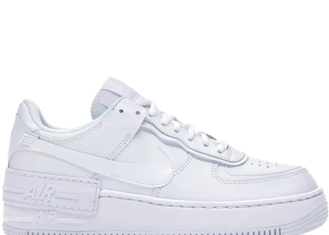 Nike Air Force 1 Low Shadow Triple White - PLUGSNEAKRS