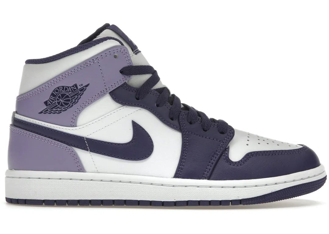 Nike Air Jordan 1 Mid Blueberry - PLUGSNEAKRS