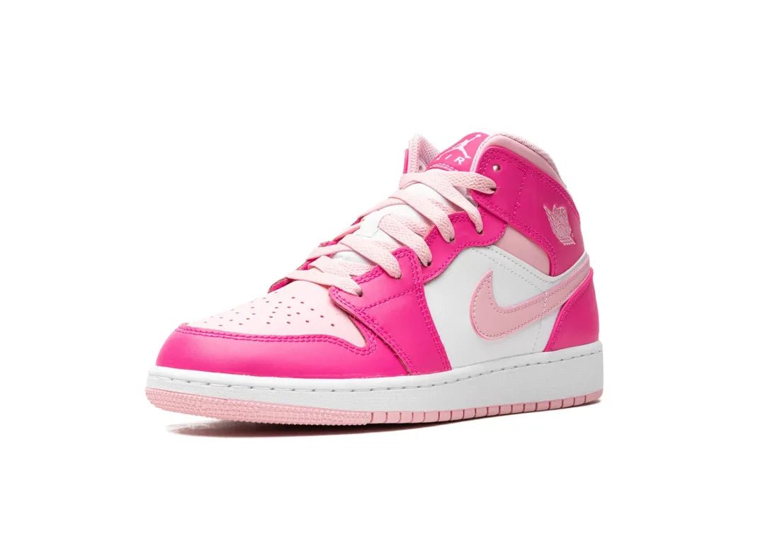 Nike Air Jordan 1 Mid Fierce Pink (GS) - PLUGSNEAKRS