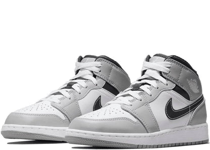 Nike Air Jordan 1 Mid Light Smoke Grey - PLUGSNEAKRS