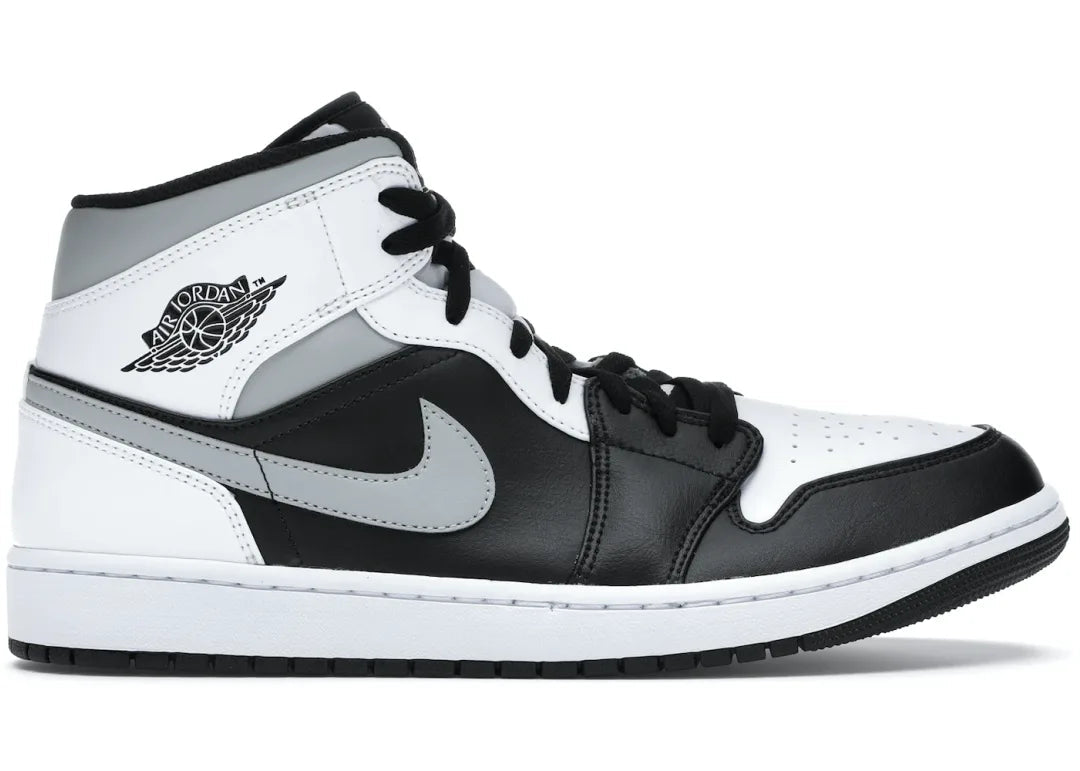 Nike Air Jordan 1 Mid White Shadow - PLUGSNEAKRS