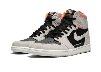 Nike Air Jordan 1 Retro High Neutral Grey Hyper Crimson - PLUGSNEAKRS