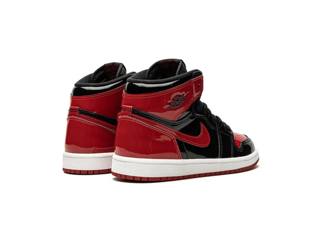 Nike Air Jordan 1 Retro High OG Patent Bred (PS) - PLUGSNEAKRS