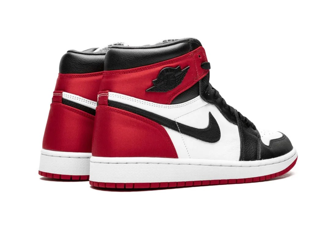 Nike Air Jordan 1 Retro High Satin Black Toe - PLUGSNEAKRS