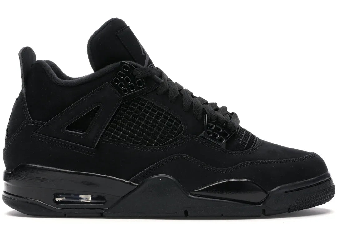 Nike Air Jordan 4 Retro Black Cat - PLUGSNEAKRS