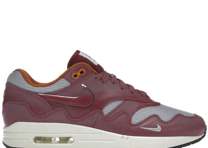 Nike Air Max 1 Patta Waves Rush Maroon (without Bracelet) - PLUGSNEAKRS