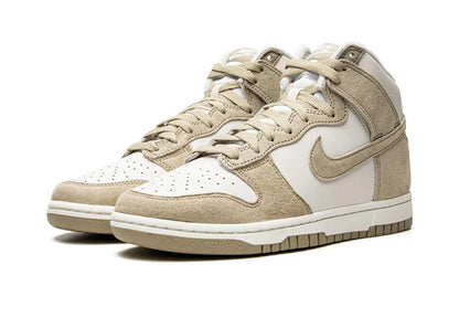 Nike Dunk High Tan Suede fehér