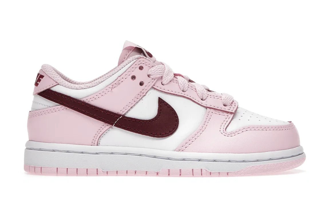 Nike Dunk Low Pink Red White (PS) - PLUGSNEAKRS