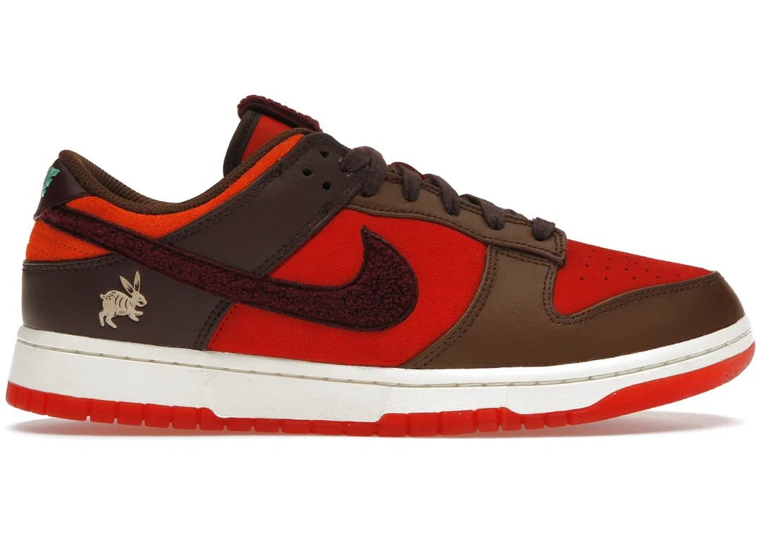 Nike Dunk Low Retro PRM Year of the Rabbit Light Crimson - PLUGSNEAKRS