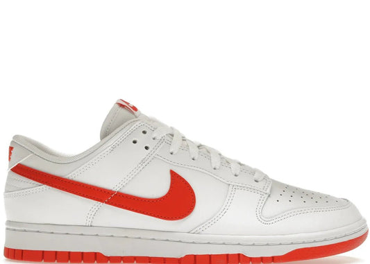 Nike Dunk Low Retro White Picante Red - PLUGSNEAKRS