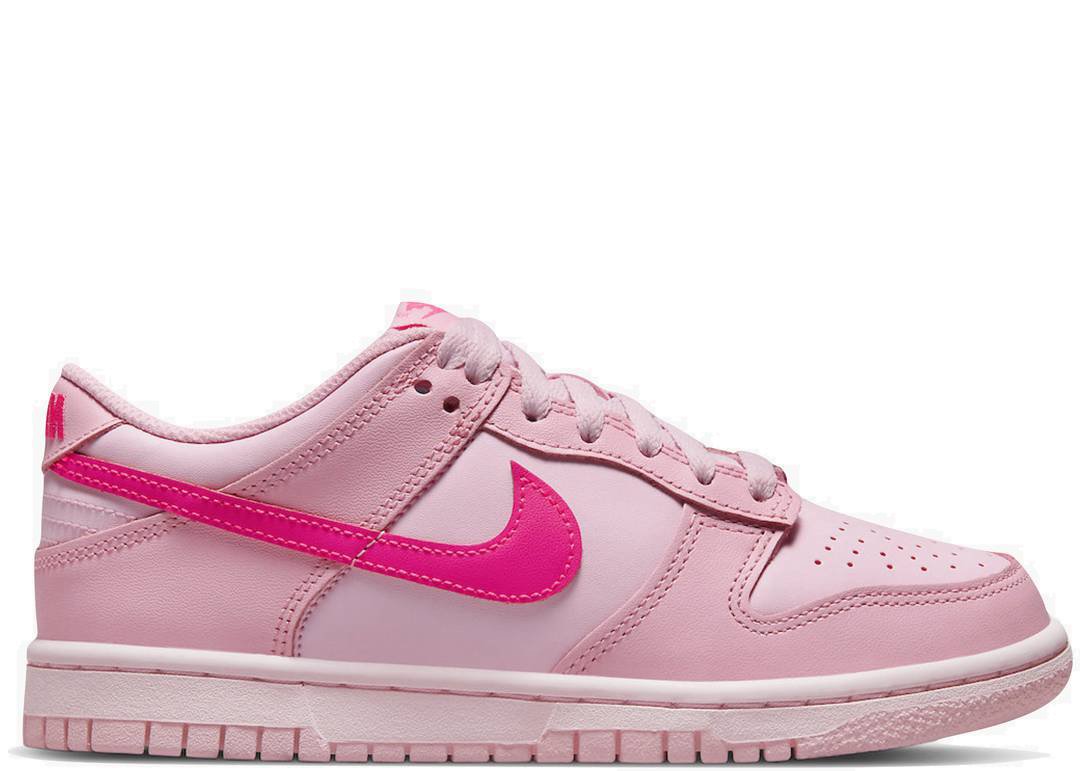 Nike Dunk Low Triple Pink (GS) - PLUGSNEAKRS