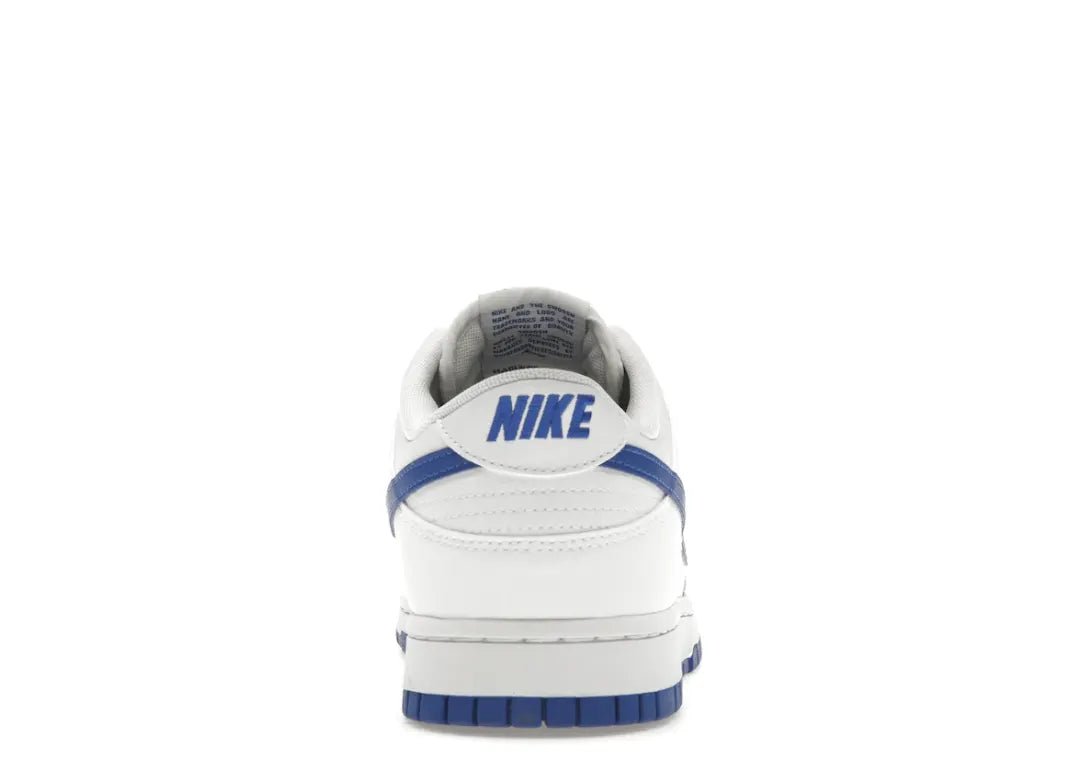 Nike Dunk Low White Hyper Royal - PLUGSNEAKRS