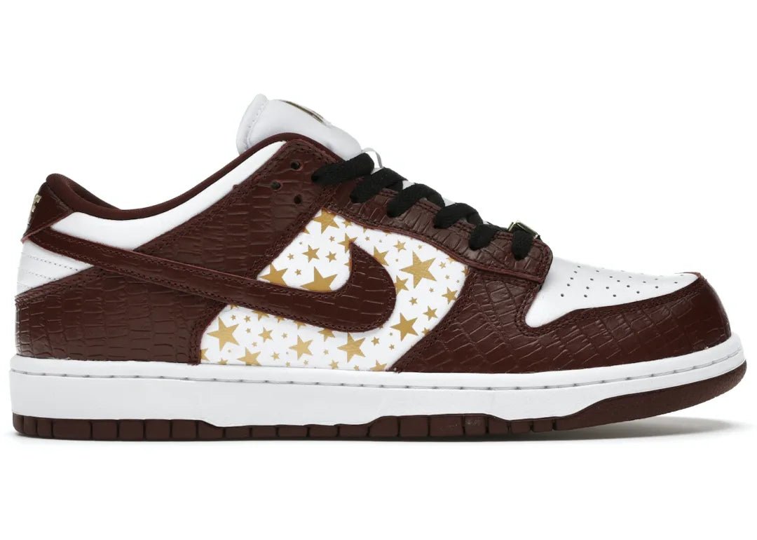 Nike SB Dunk Low Supreme Stars Barkroot Brown - PLUGSNEAKRS