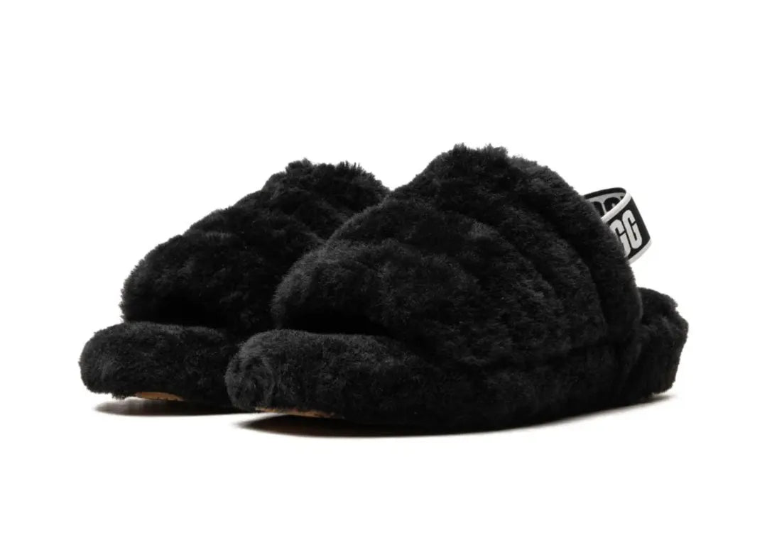 UGG Fluff Yeah Slide Black (W)